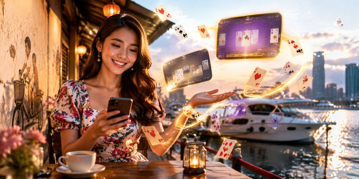 Pemain Pulau Pinang menikmati permainan rummy dalam talian mko88